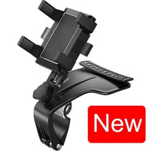 (New)New 360 Degrees Car Phone Holder Universal Smartphone Stands Car Rack Dashboard Support for Auto