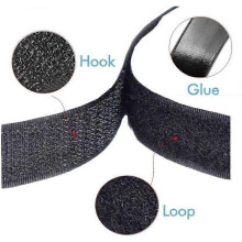 Dubbelhäftande tejp Ultra Stark med kardborreband och självhäftande remsa Vit Bredd 20 mm Längd