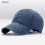 Men's Washed Cap Cotton Adjustable Baseball Cap Navy Blue 1