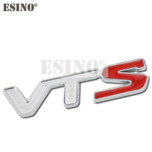 (Style 2) Nouveau style de voiture 3D métal chromé alliage de zinc emblème badge autocollant décalcomanie