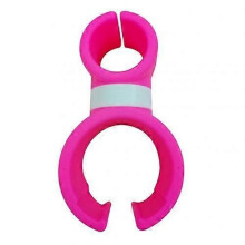 (Pink)Mobile Phone Stands Holders Mini 360 Degree Universal Car Air Vent Mount Bicycle Phone Bracket