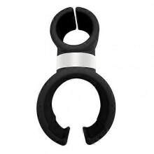 (Black)Mobile Phone Stands Holders Mini 360 Degree Universal Car Air Vent Mount Bicycle Phone Bracket