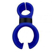 (Blue)Mobile Phone Stands Holders Mini 360 Degree Universal Car Air Vent Mount Bicycle Phone Bracket