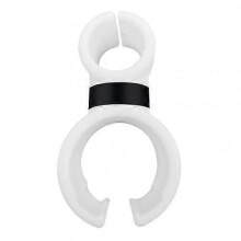 (White)Mobile Phone Stands Holders Mini 360 Degree Universal Car Air Vent Mount Bicycle Phone Bracket