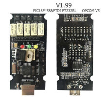 (V1.99 Svart) Nyaste 2021 V200603A Firmware OPCOM 1.99 1.95 1.70 OBD2 CAN-BUS-kodläsare för Opel OP