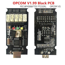 (V1.99) Supportuppgradering Senaste firmware OPCOM V1.99 1.95 1.70 PIC18F458 FTDI Chip CAN-BUS-kodläsare