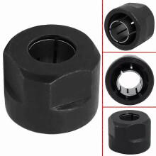 1 pièce de pince de serrage en métal noir pour routeur plongeant, trou central de 12,7 mm, diamètre