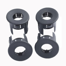 (4st) Ny bakre stötfångare parkeringshjälpsensor Ram svart plast för GMC Chevy 25844782