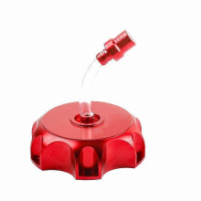 (Rood) CNC aluminium prestatie race CNC billet aluminium benzinetankdop voor TTR110 CRF XR50/70/80/110