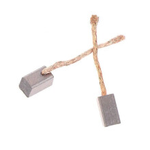 4st Elmotor Kolborste Elverktyg Blåsfläkt Grafitborstar 6x6x10mm