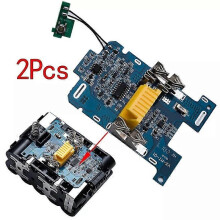 Lot de 2 cartes de protection de charge BMS PCB pour batterie Li-ion BL1830 pour outil électrique Makita