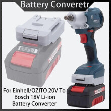 Työkalun akun muunnin Einhell/OZITO 20 V - Bosch 18 V Li-ion akkumuunnin Bosch 18 V työkalulle