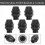 5Pcs Multi Quick Change Keyless Chuck Universal Chuck Replacement For Dremel 4486 Rotary Tools 3000 1