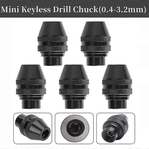 5Pcs Multi Quick Change Keyless Chuck Universal Chuck Replacement For Dremel 4486 Rotary Tools 3000