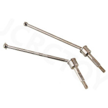 (2Pcs 188015 (Silver))RC 2PC 122015 166015 188015 Metal Universal Dogbone CVD Drive Shaft For 1/10 HSP