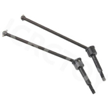 (2Pcs 188015 (Black))RC 2PC 122015 166015 188015 Metal Universal Dogbone CVD Drive Shaft For 1/10 HSP