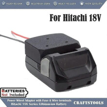 Adaptateur de batterie au lithium HiKOKI série 18 V pour Power Wheels, mise à niveau DIY (batterie non