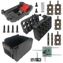 Boîtier plastique pour batterie lithium Makita 18 V, circuit imprimé de protection de charge, accessoires