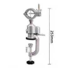 Morsa girevole da tavolo 360, accessorio per smerigliatrice per lavorazione del legno, supporto per