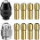 Ensemble de 10 pinces de serrage pour perceuse 0,8 à 3,2 mm, changement rapide, mandrin de foret sans 1