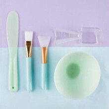 Ansiktsmask skål och borste Set Skin Care Beauty Tool Kit med silikonborste 1 set