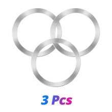 (3PCS Metal Plate)Magnetic Ring Phone Holder for Magsafe Car Mount for iPhone 14 13 12 Magnetic Holder