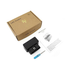 Bil OBD II LBS+GPS Mini Tracker med Voice Monitor OBD2 ELM327 Auto Real Time GPS SIM Positioner Tracking