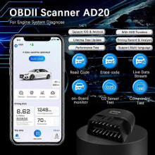 2023 XTOOL Advancer AD20 OBD2 Car Code Reader Scanner för Android /IOS Full OBD-funktionsdiagnostik
