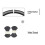 (white marker)Bioeon Black PU Artificial Leather Steering Wheel Cover Braid for M5 E39 M3 E36 E38 E31 1