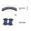 (blue marker)Bioeon Black PU Artificial Leather Steering Wheel Cover Braid for M5 E39 M3 E36 E38 E31 1