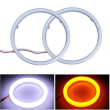 (70MM)Car Angel Eyes Led bilstrålkastare DRL Dagsljus Auto Halo Ring Led Angel Eyes 12V Dag