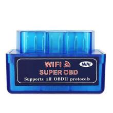 (WIFI V1.5 Blå)ELM327 WIFI 1.5 OBD2 diagnostiskt gränssnitt WIFI ELM 327 V1.5 Auto OBD-kodläsare