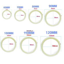 (95MMYellow6500K)2 st Daytime Running Strålkastare Lampa Bil Angel Eyes Led Halo Ring Strålkastare DRL