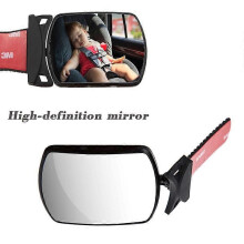 YASOKRO Mini rétroviseur de sécurité pour siège arrière de voiture pour bébé, rétroviseur convexe réglable