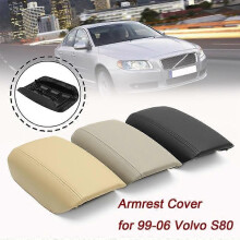 Armstöd Lådskydd Bil Armstödsskydd Svart Grå Beige Läder Mittkonsollock För Volvo S80 1999-2006