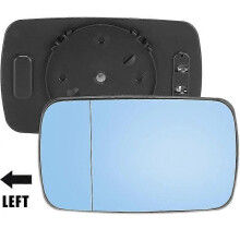 (Gauche) Gauche Droite Rétroviseur Split Verre Chauffant Bleu Rétroviseur adapté pour BMW E46 99-05
