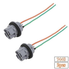 2st 7440 T20 hona broms blinkers Lamphållare Sockeladapter Ledningsnätsadapter Sockel