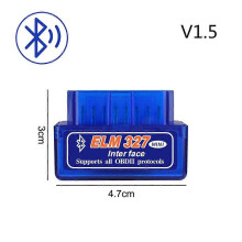 (Basic Bluetooth)OBD2 Bilskanner Mini ELM327 Diagnostisk Adapter Tester Trådlös WIFI Bluetooth Bil