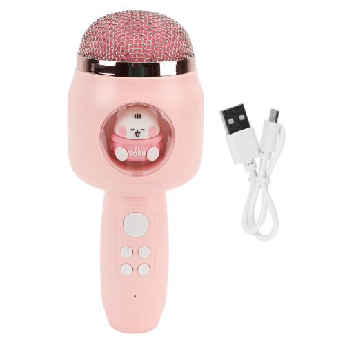 Pink Kinder-Modell Mini kabelloses Mikrofon 1800mAh, 4 Std. 1