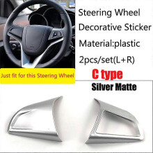 (C typ matt silver)För Chevrolet Cruze Trax Tracker Sedan Hatchback 2009-2015 Bilratttrim