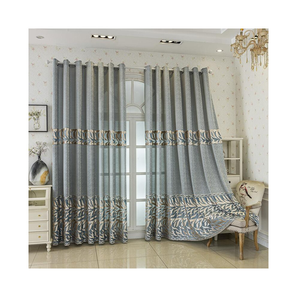 (dark blue, 52in*84in?132cm*213cm?1 Panel) Geometric Pattern Curtain, 1 Panel Modern Simple Window Curtain, Easy Install Curtain, Home Decorative Curt-image-OPC-PJJ8WM5-NEW