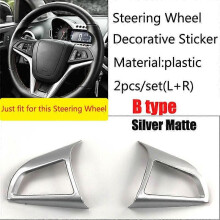 (B typ matt silver)För Chevrolet Cruze Trax Tracker Sedan Hatchback 2009-2015 Bilratttrim