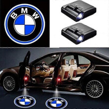 2st Trådlös bildörr Led Välkommen Laser Projektor Logotyp Lampa Spökskuggljus BMW Logos -
