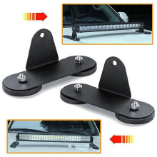 för SUV Stark 2st Biltak LED-ljus Basfäste Montering Magnetisk Hållare Bar