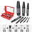 8Pcs Screw Extractors Nut Bolt Broken Bolt Stud Remover Easy Out TOOL 1