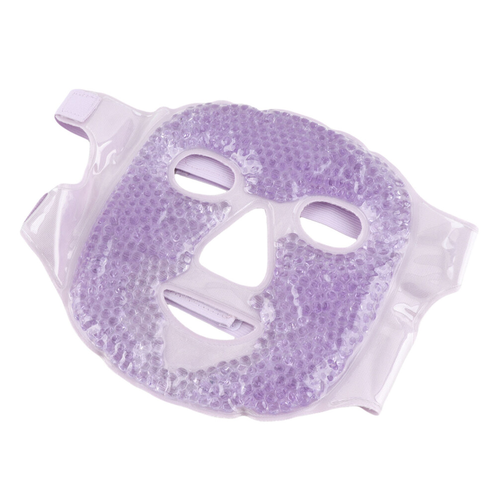 Hot Cold Gel Bead Face Cover Soft Reusable Ice Pack for Sleeping & Face Therapy
