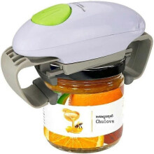 Ouvre-bocal électrique - Gadget de cuisine robuste et résistant pour bocaux hermétiques - Ouvre-bocal