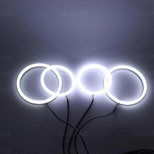 Kit Angel Eyes 6000L Coton Blanc Halo Anneau Lumineux pour BMW E60 E61 520i 525i 530i 540i 545i 550i