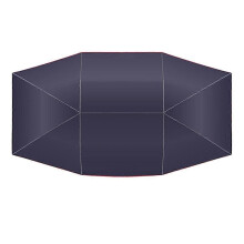 (4,2 x 2,1 m) Bâche de protection anti-poussière et imperméable pour voiture, pare-soleil anti-UV