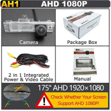 Caméra arrière 170 degrés AHD 1920x1080P pour BMW E81 E63/E64 E85/E86 F20/F21 F06/F12/F13
